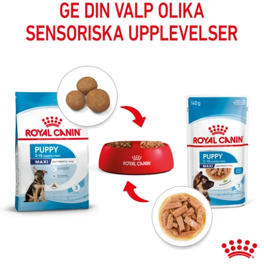 Royal Canin Maxi Puppy Gravy Våtfoder för Hundvalp 1,4 kg