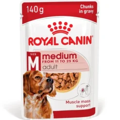 Royal Canin Medium Adult Gravy Våtfoder för Hund 1,4 kg