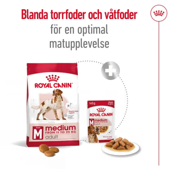 Royal Canin Medium Adult Torrfoder för Hund 4 kg