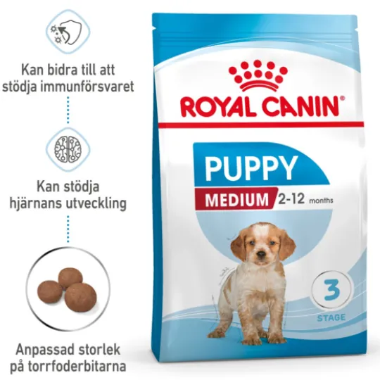 Royal Canin Medium Puppy Torrfoder för Hundvalp 10 kg