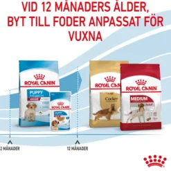 Royal Canin Medium Puppy Torrfoder för Hundvalp 4 kg
