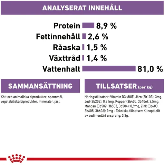 Royal Canin Sterilised Gravy Adult Våtfoder för Katt 1,02 kg
