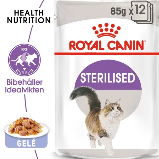 Royal Canin Sterilised Jelly Adult Våtfoder för Katt 1,02 kg