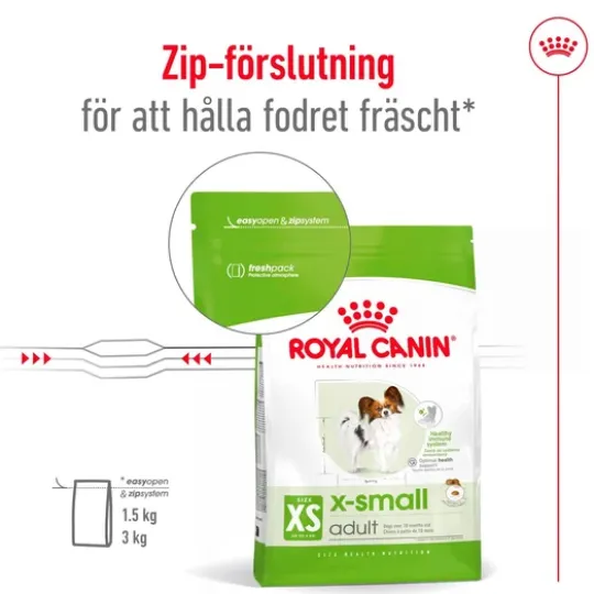 Royal Canin X-Small Adult Torrfoder för Hund 3 kg
