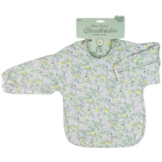 Rätt Start Beskow Blomsterfesten Haklapp med ärm/förkläde