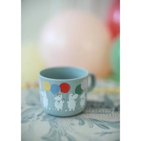Rätt Start Mumin Festligheter Mugg med handtag ballong