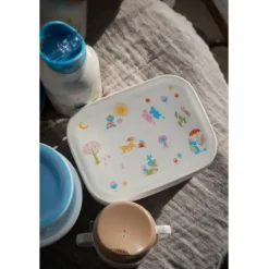 Rätt Start Mumin 80 Lunchlåda i plåt beige