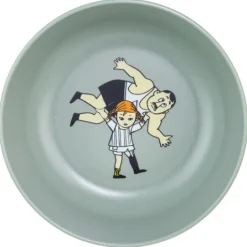 Rätt Start Pippi Cirkus Skål Grön