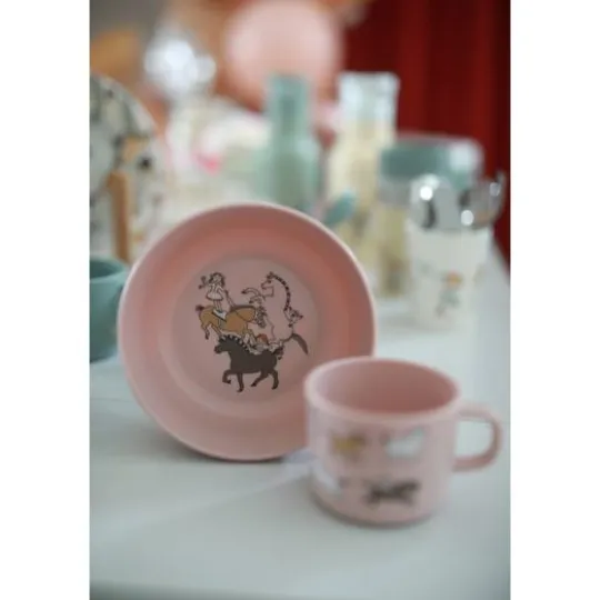 Rätt Start Pippi Cirkus Skål Rosa