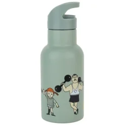 Rätt Start Pippi Cirkus Vattenflaska Grön 340 ml