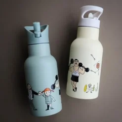 Rätt Start Pippi Cirkus Vattenflaska Grön 340 ml