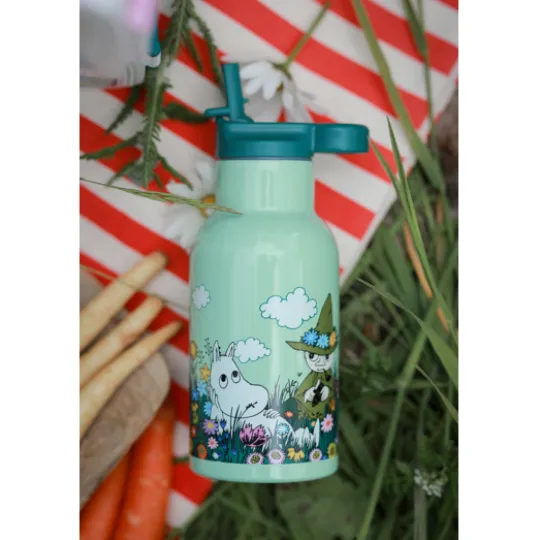 Rätt Start Vattenflaska Mumin Äng Grön 340 ml