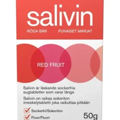 Salivin Sugtabletter vid Muntorrhet Red Fruit 50 g