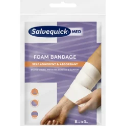 SalvequickMED Foam bandage 8 cm