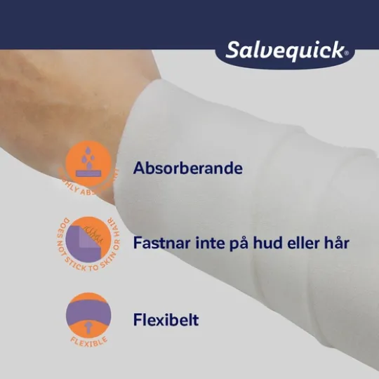 SalvequickMED Foam bandage 8 cm