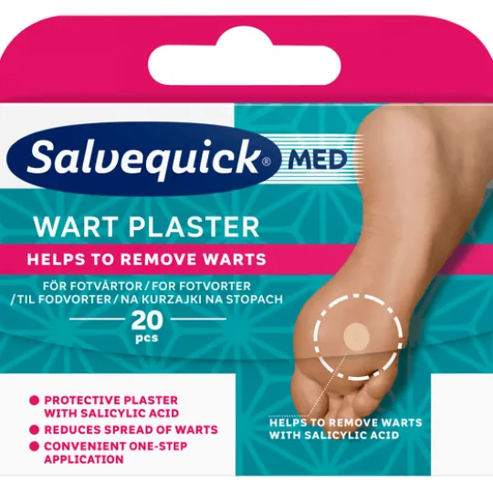 SalvequickMED Vårtplaster 20 st