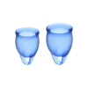 Satisfyer Feel Confident Menstrual Cup Dark Blue