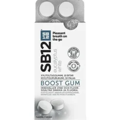SB12 Boost Eucalyptus White tuggummi 10 st