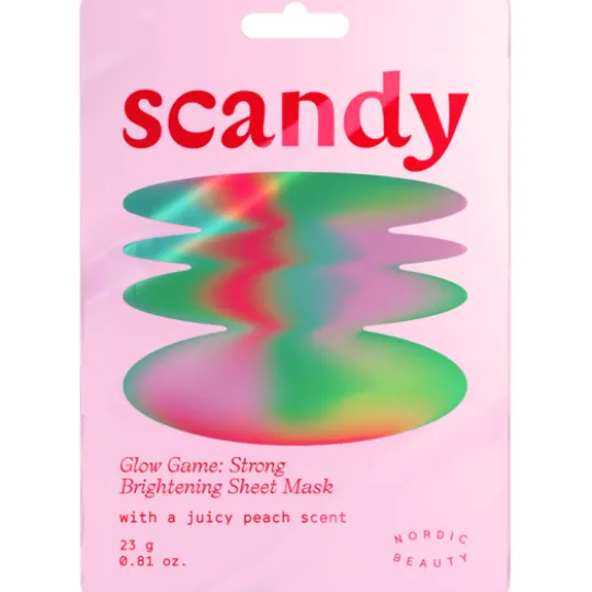 Scandy Glow Game: Strong Brightening Sheet Mask 23 g