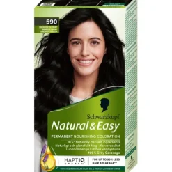 Schwarzkopf Natural & Easy Hårfärg 590 Ebenholts Svart