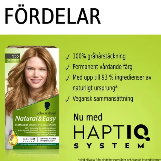 Schwarzkopf Natural & Easy 555 Mörk Honungsblond