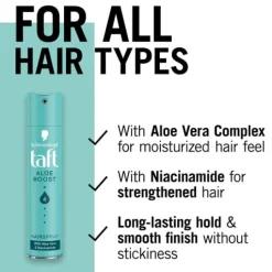 Schwarzkopf Taft Aloe Boost Hårspray 250 ml