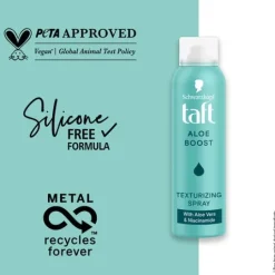 Schwarzkopf Taft Aloe Boost Texturspray 150 ml