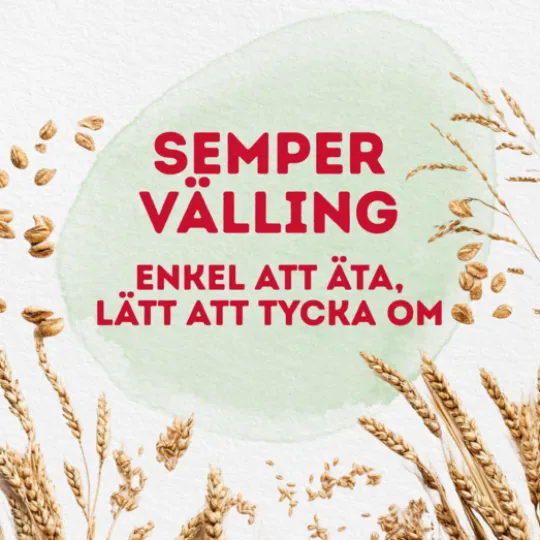 Semper Flerkornsvälling Naturell 1-3 år 725 g