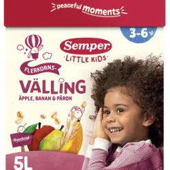 Semper Flerkornsvälling Äpple, Banan och Päron 3-6 år 700 g