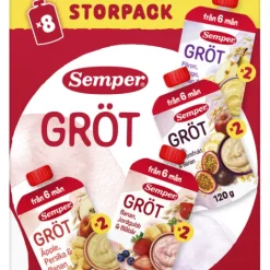 Semper Grötklämmis 120 g Storpack 8-pack