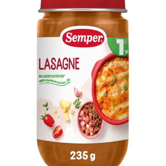 Semper Lasagne 1 år 235 g