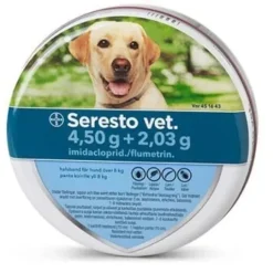 Seresto Vet. för Hund 8 kg + Halsband 4,50 g & 2,03 g 1 st