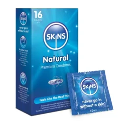 Skins Kondomer Naturell 16-pack