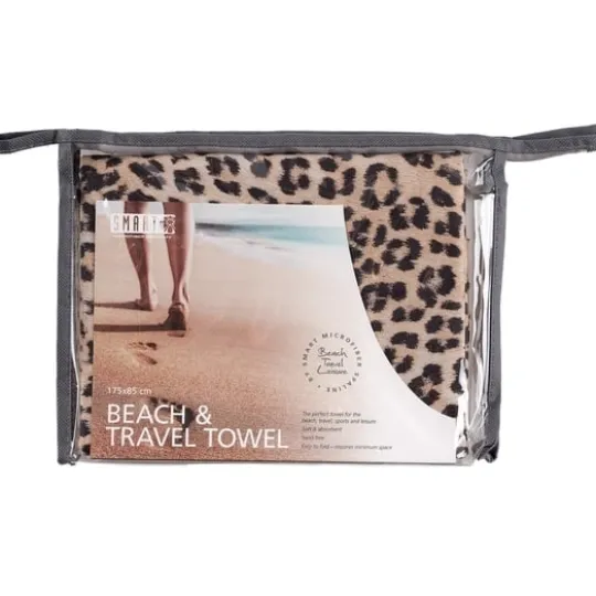 Smart Microfiber Beach Towel Leopard