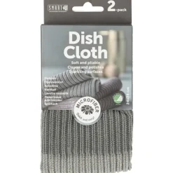 Smart Microfiber Diskduk grå 2-pack