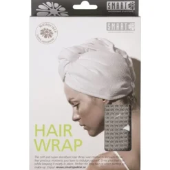Smart Microfiber Hairwrap Waffle Grey