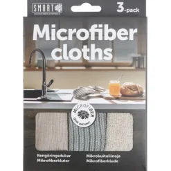 Smart Microfiber Microfiberduk 3-pack beige