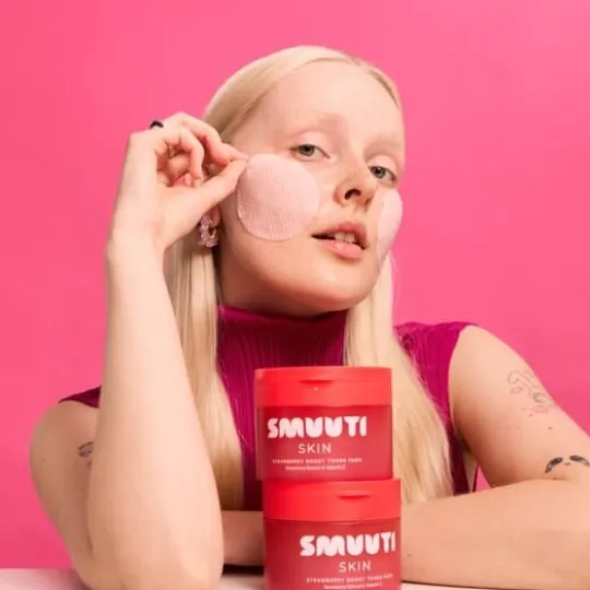 Smuuti Skin Strawberry Boost Toner Pads 60 st