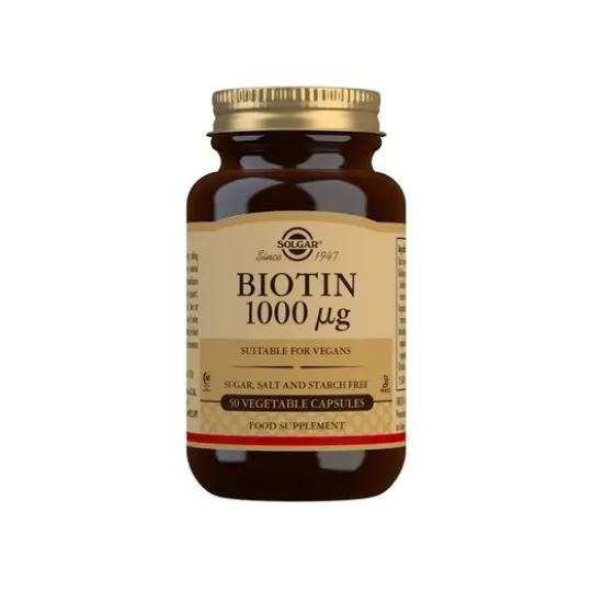 Solgar Biotin 5000 mcg 50 kapslar