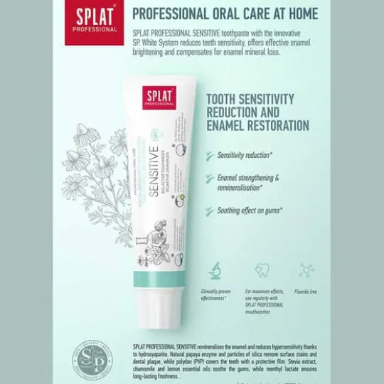 Splat Sensitive Hydroxiaptit Tandkräm 100 ml