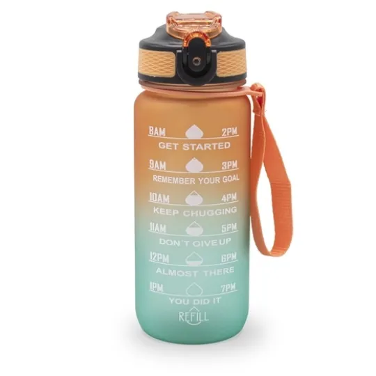 Sthlm Hydra Bottle Orange/Turqoise 700 ml