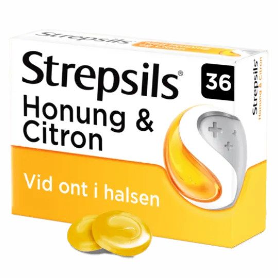 Strepsils Honung & Citron Sugtabletter 36 st