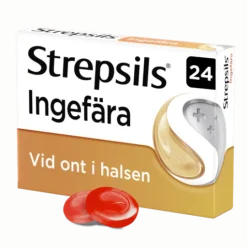 Strepsils Ingefära Sugtabletter 24 st
