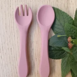 Summerville Sked och Gaffel Silikon Dusty Rose