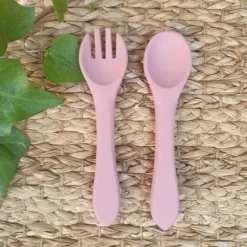 Summerville Sked och Gaffel Silikon Dusty Rose
