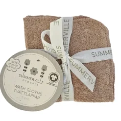 Summerville Tvättlappar Warm Taupe 5-pack