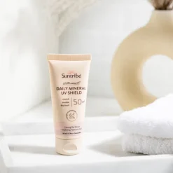 Suntribe Ansiktssolkräm med Naturliga Mineraler SPF50 50 ml