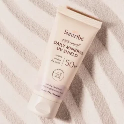 Suntribe Ansiktssolkräm med Naturliga Mineraler SPF50 50 ml