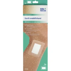 Svea Medicare Sterilt Vattentätt Förband 10 x 35 cm 5 st