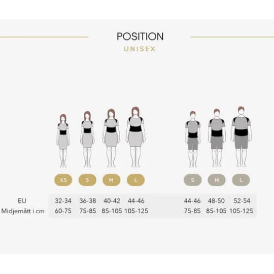 Swedish Posture Position Hållningsväst L